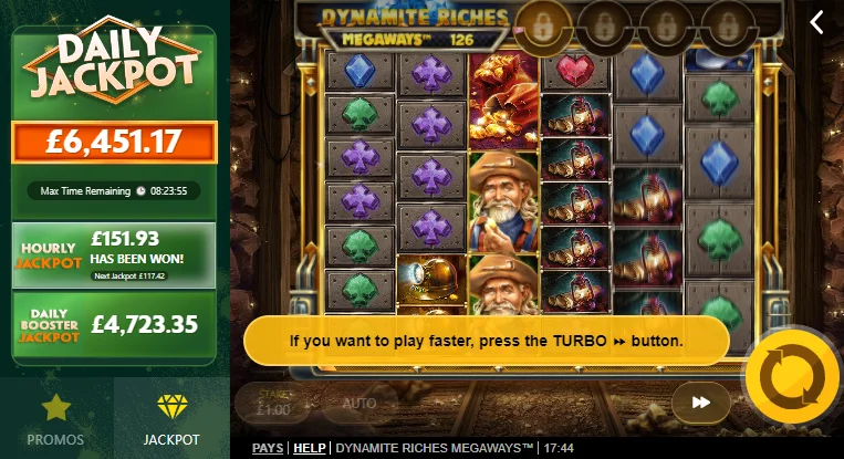 Dynamite Riches Megaways играть онлайн
